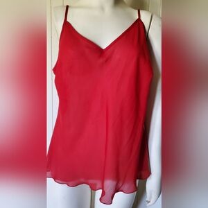 Notations Red Sheer Camisole